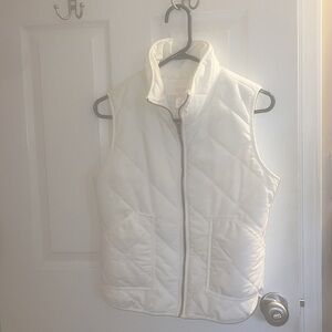 White vest, Peach Love California, size small